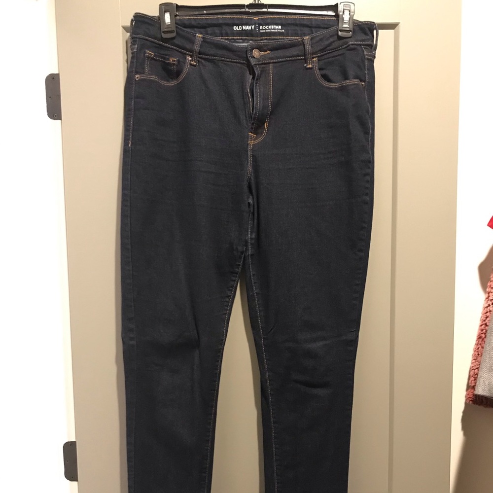 TALL rockstar skinny jeans- old navy